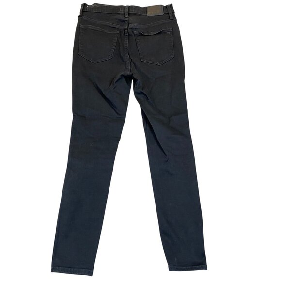 Madewell Women's Jeans Size 29 10" High-Rise Skinny Cotton/Polyester/Elastane Bl - Picture 2 of 14